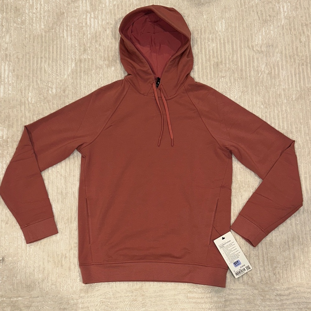New Lululemon Athletica Men's Brier Rose Pullover Hoodie